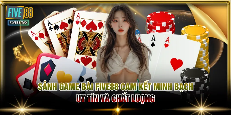 Sảnh game bài FIVE88 cam kết minh bạch, uy tín và chất lượng
